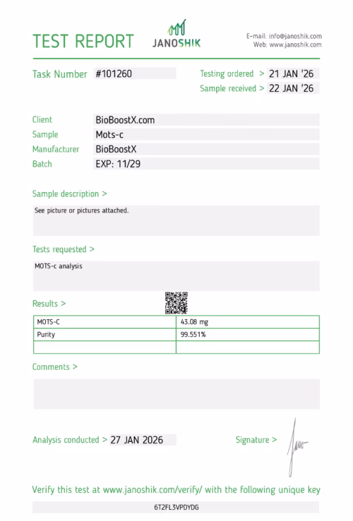 motsc Coa BioBoostX