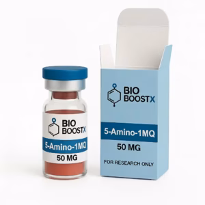 5-Amino-1MQ 50 mg research grade synthetic compound vial, laboratory reference, EU stock by BioBoostX