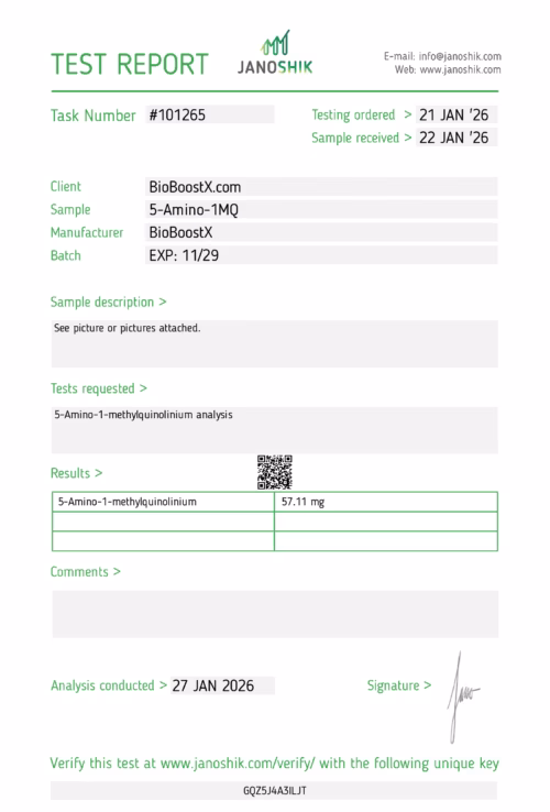 5-amino-1mq Coa BioBoostX