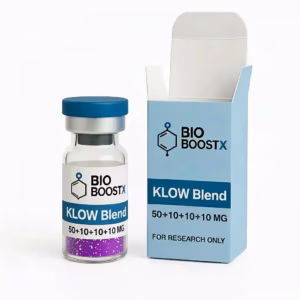 KLOW Blend 80mg research grade multi sequence synthetic peptide vial EU stock by BioBoostX