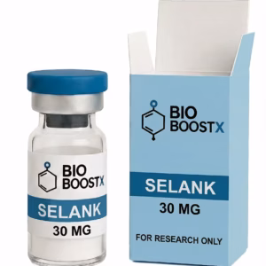 Selank 30mg research grade synthetic peptide vial, laboratory reference, EU stock by BioBoostX