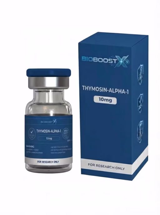 Thymosin-Alpha-1 research grade synthetic peptide vial, laboratory reference, EU stock by BioBoostX
