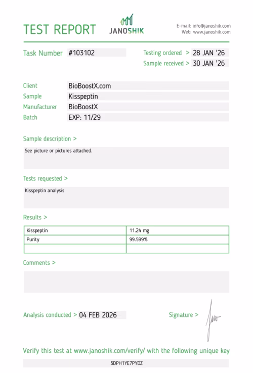Kisspeptin CoA BioBoostX