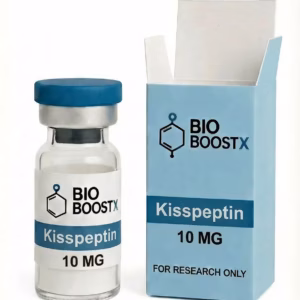Kisspeptin 10mg sealed research peptide vial, synthetic lyophilized laboratory reference powder, EU stock for analytical peptide bioBoostX