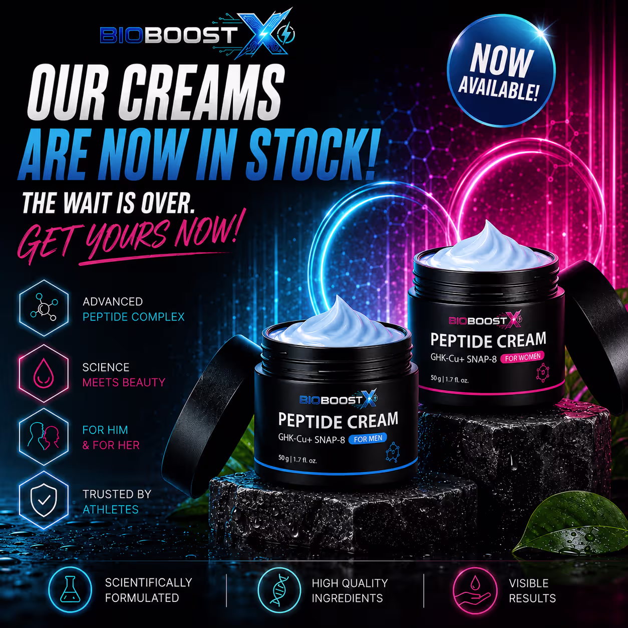 Banner Creme BioBoostX